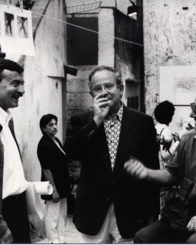1985 - Incisione in piazza Maratea con Guerricchio
